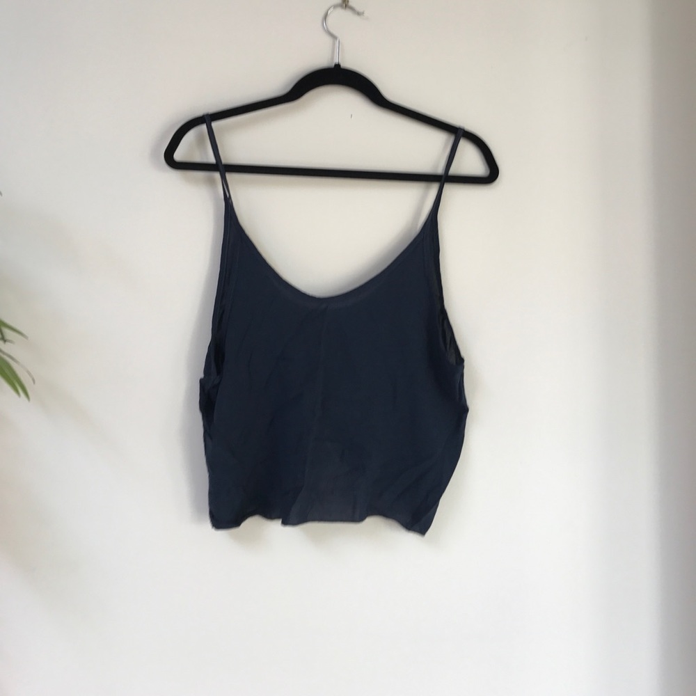 Crop tank top loose
