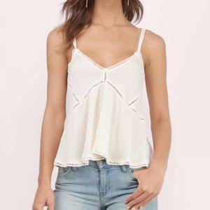 Cream Tank Top