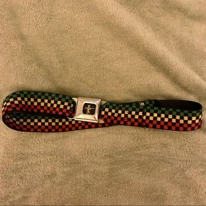 Mustang Seat Belt Buckle Belt