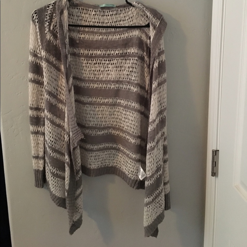 Striped Maurice's cardigan