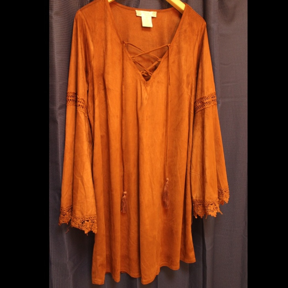 PLUS long sleeve dress