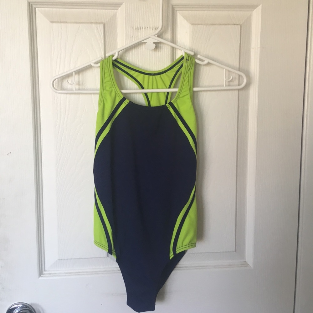 girls speedo bathing suit one piece. Near new