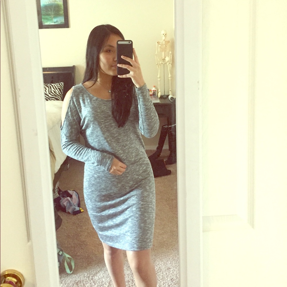 Cut Out Shoulder Dress