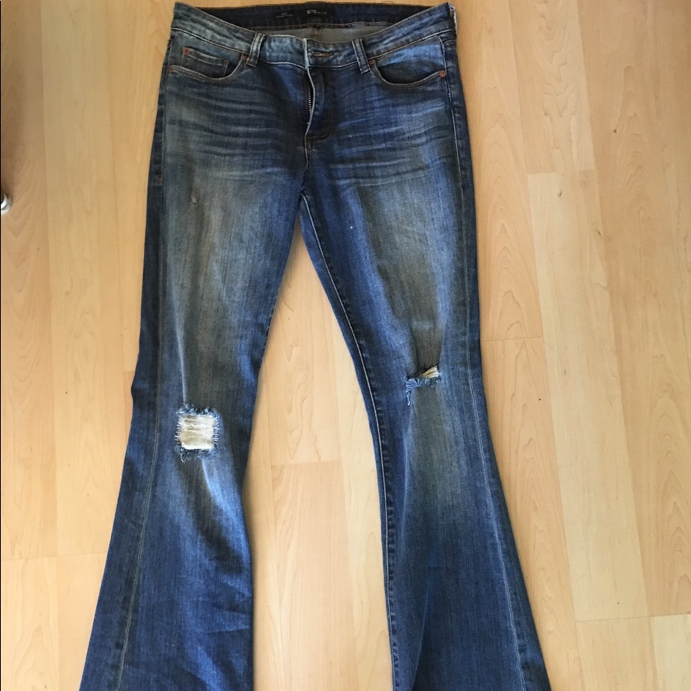 STE blue Nicki flare size 9