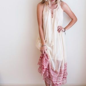 Free People boho beachy gown