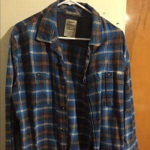 Button Down Long Sleeve Flannel