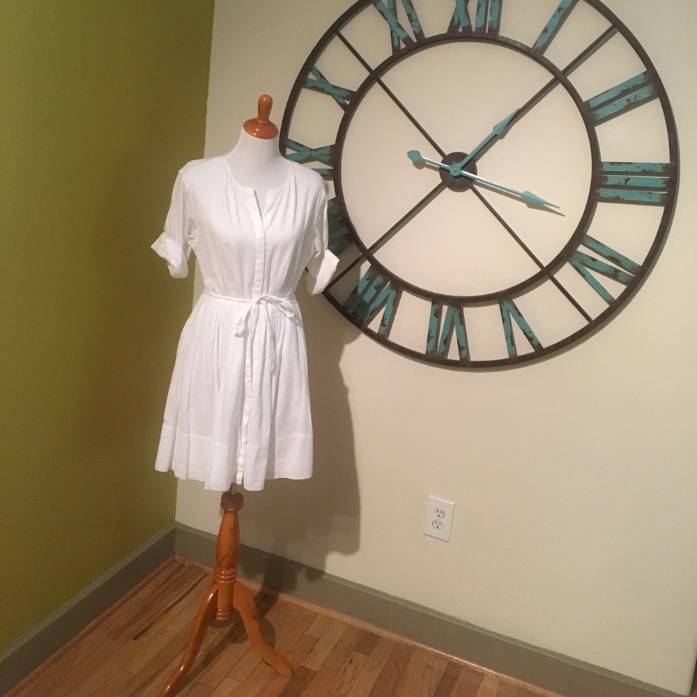 White Cotton Dress