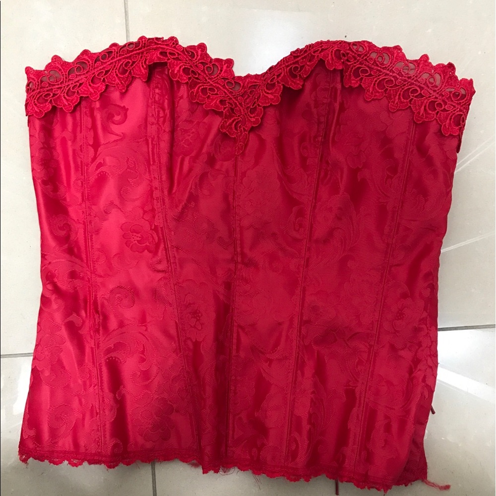 Red Corset - Only worn once for Halloween