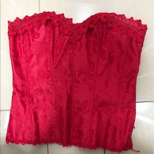 Red Corset - Only worn once for Halloween