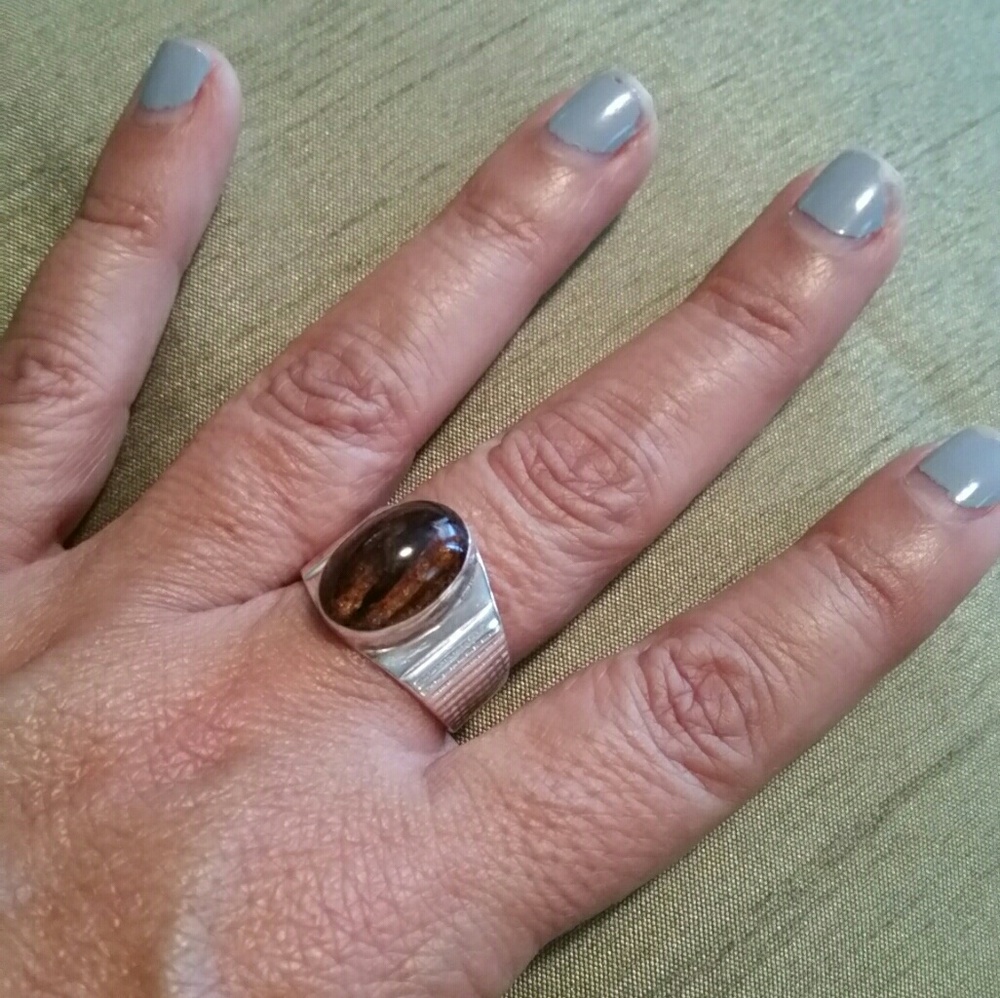 Amber ring - Picture 2 of 4