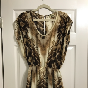 Show Me Your Mumu Rowdy Romper - Size S - Cheetah