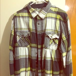 Button Down Long Sleeve Flannel