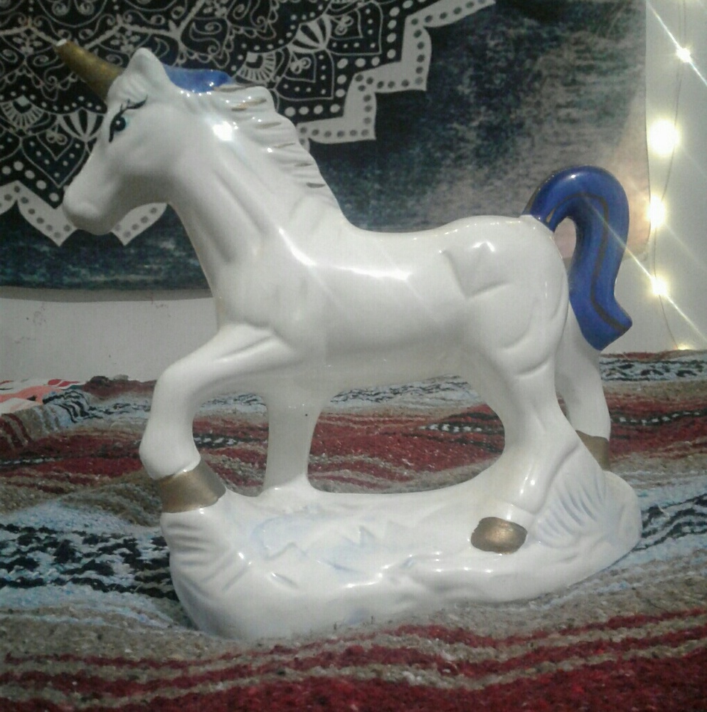 Vintage Porcelain Unicorn