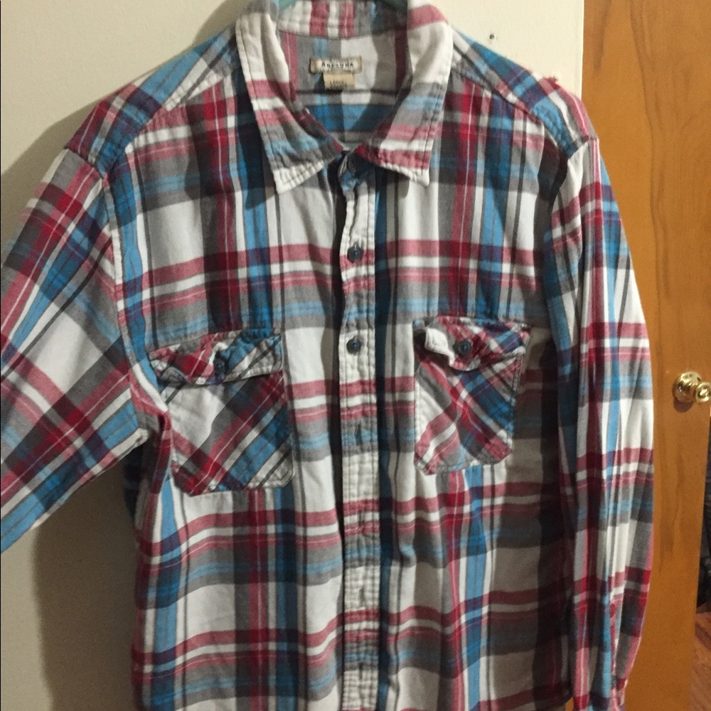 Button Down Long Sleeve Flannel