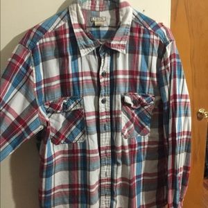 Button Down Long Sleeve Flannel