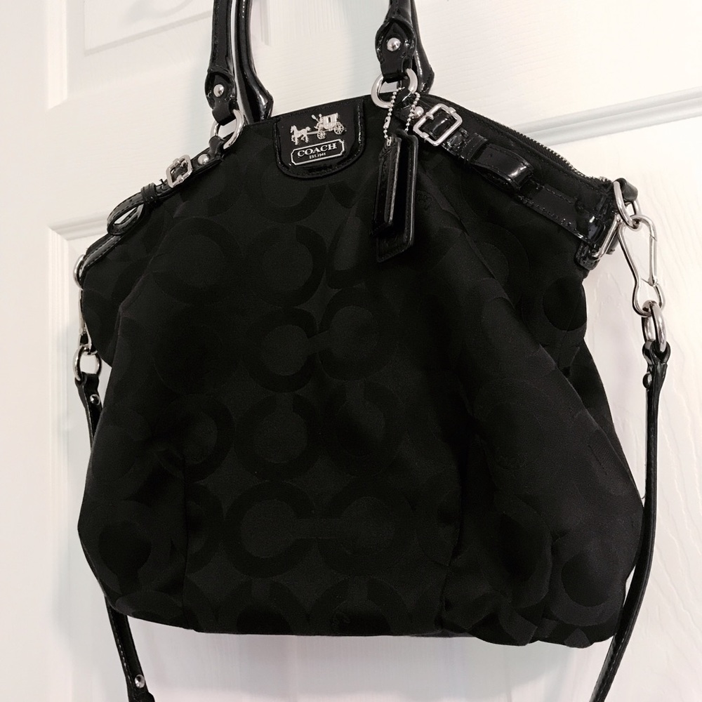 Coach Black Op Art C Bag