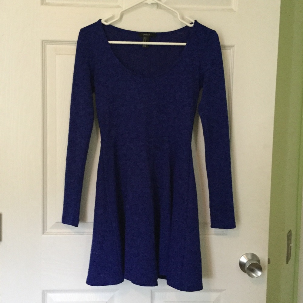 Small blue Forever 21 long sleeved dress