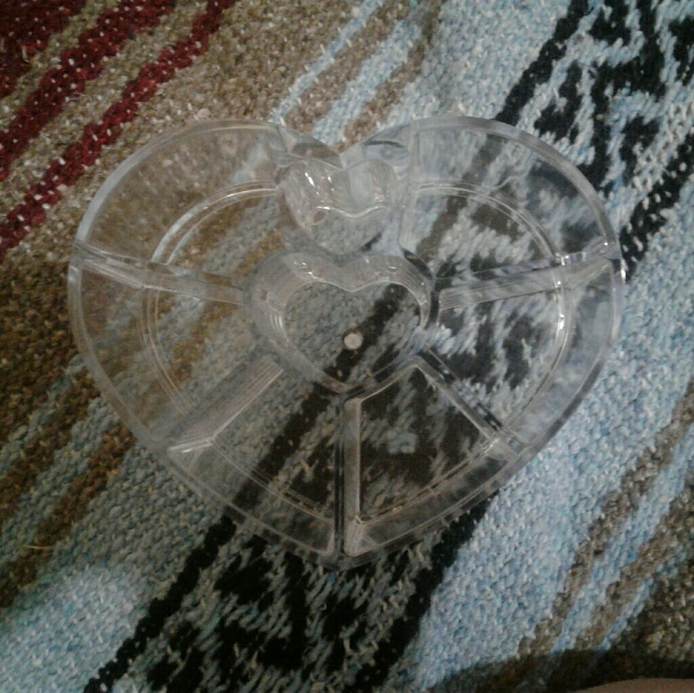 💙 Acrylic Heart Makeup Caddy 💙