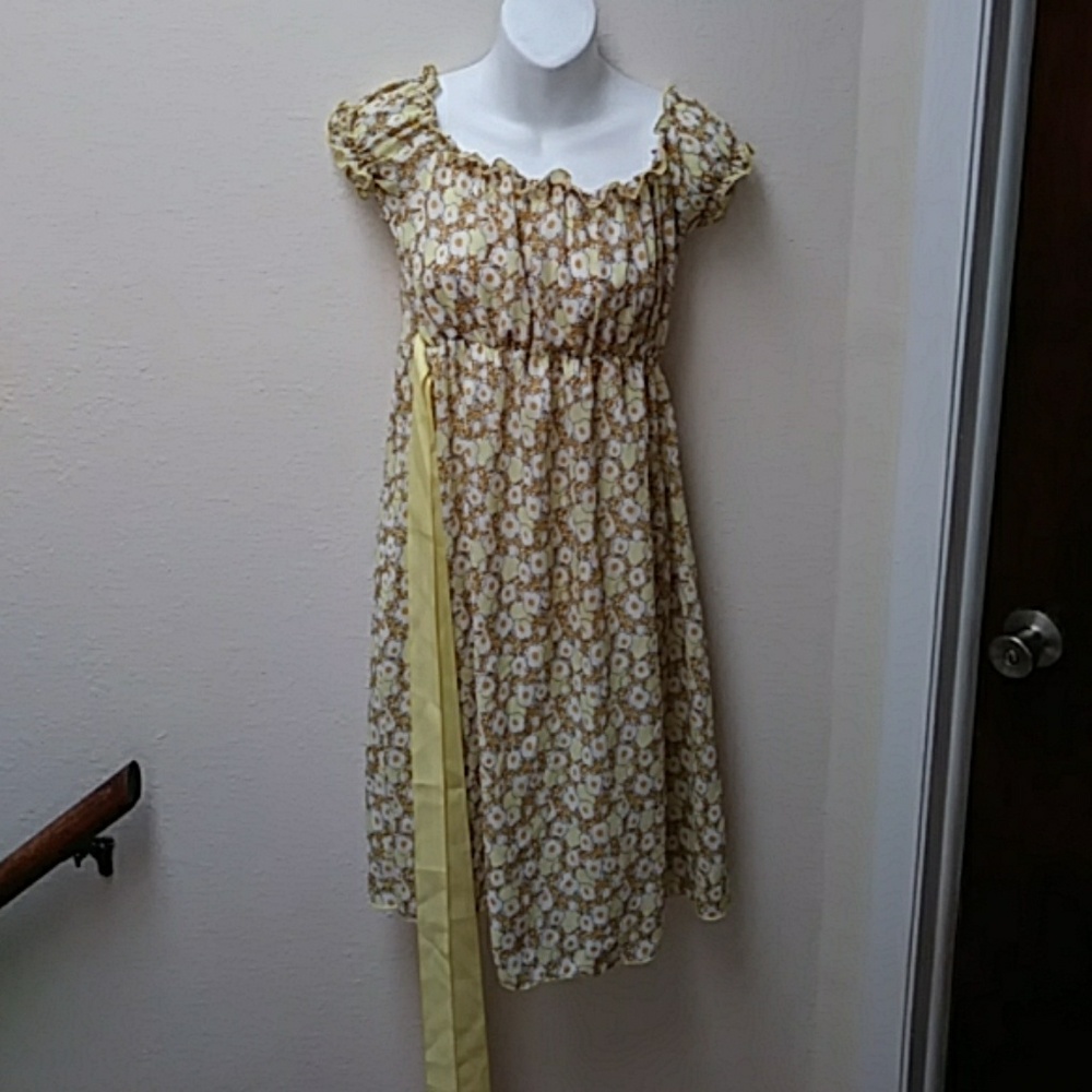 Flowered summer dress