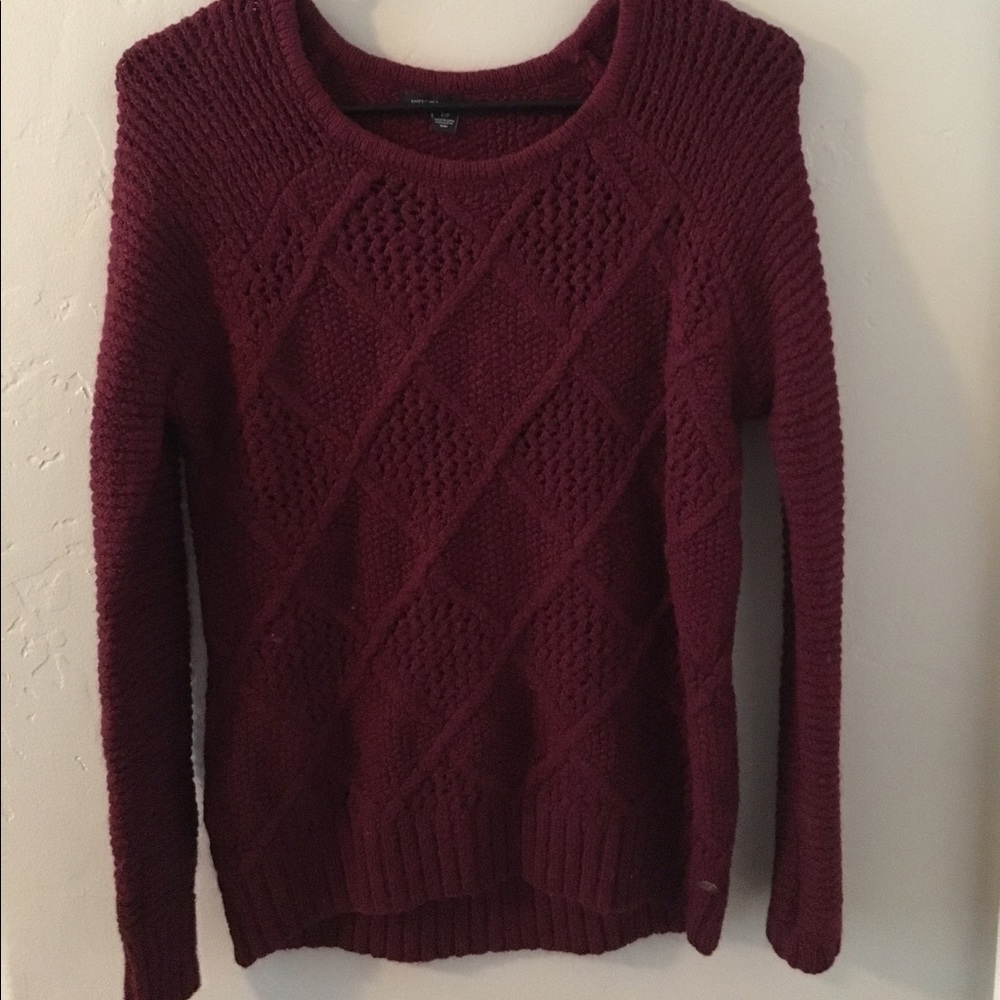 Red American Eagle sweater