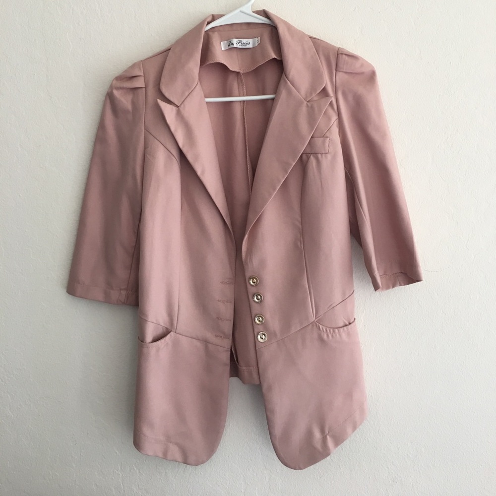 Nude blazer