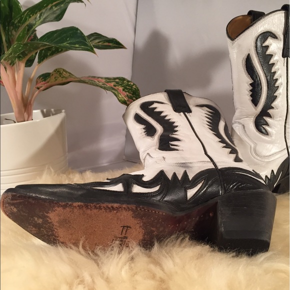 Leather Handmade Corral Cowgirl Boots - Picture 3 of 3