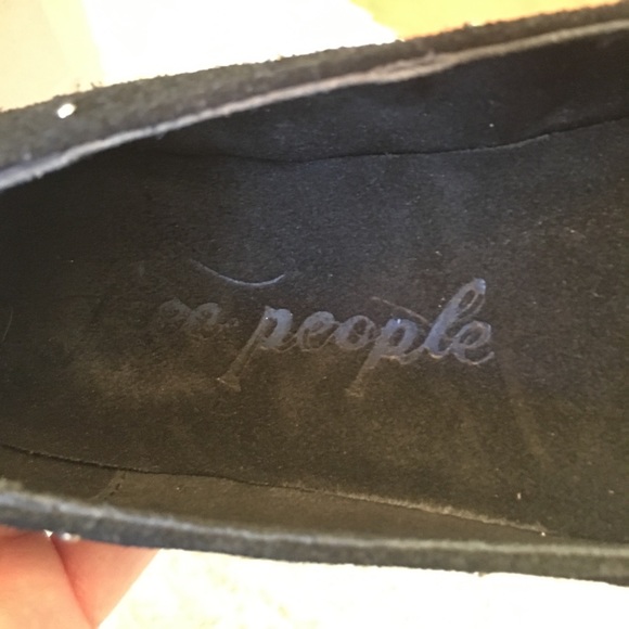 Gold studded Free People black flats - Picture 2 of 3