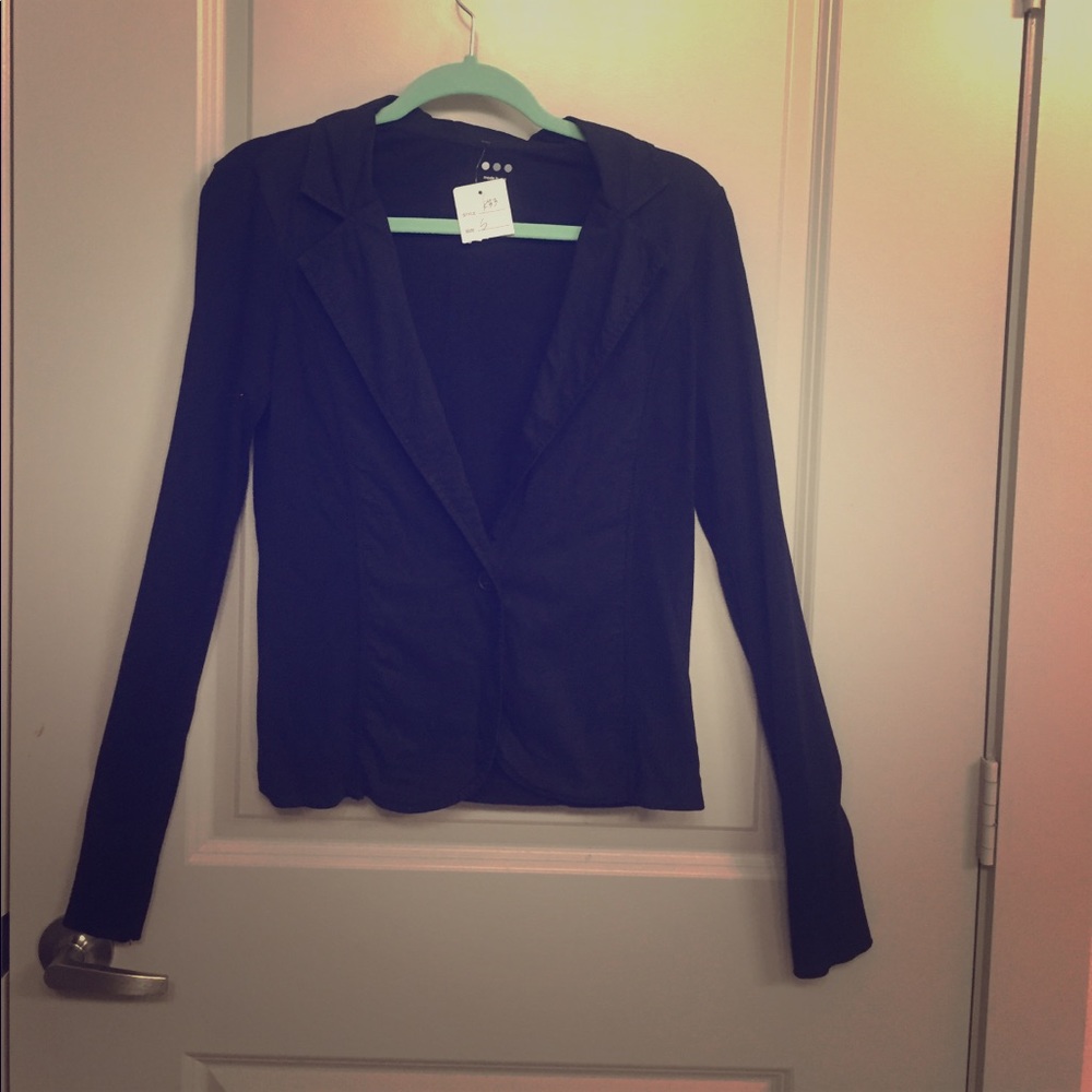 Black cotton fabrics jacket