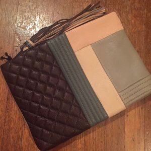 Color Block Clutch