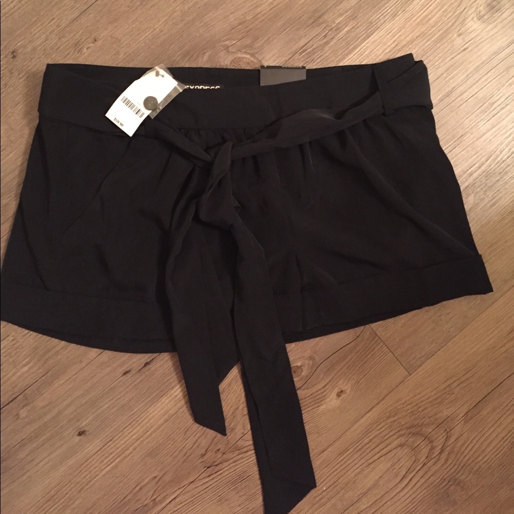 New with tags Black dress Express Shorts