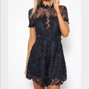 nwt peppermayo "sandra" navy playsuit/romper small