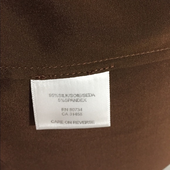 BCBG Max Azria Brown Silk Cocktail Dress size 10 - Picture 5 of 5