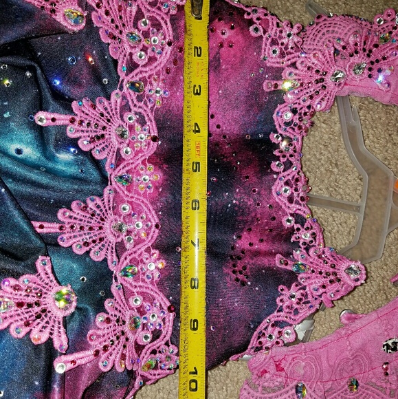 4-6 girls custom galaxy pageant formal dress - Picture 8 of 8