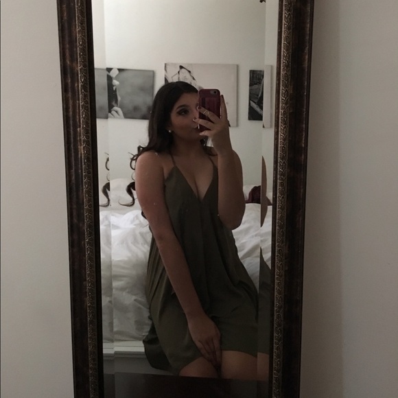 Army Green & Blue Dresses - Picture 3 of 8