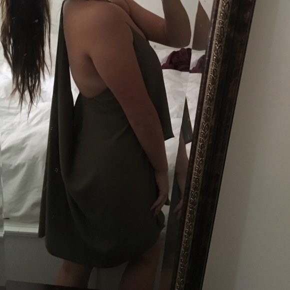 Army Green & Blue Dresses - Picture 4 of 8