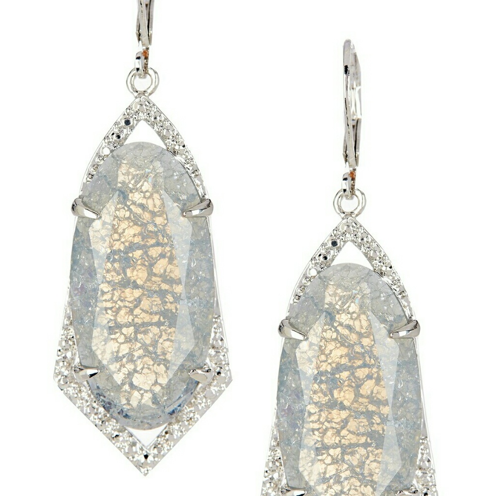 Vince Camuto Tiger's Eye Fringe Earrings