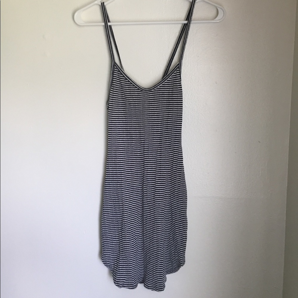 Stripped mini dress
