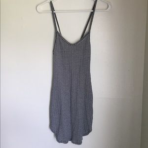 Stripped mini dress