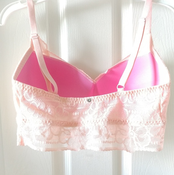 PINK Victoria's Secret lace longline bralette - Picture 2 of 3