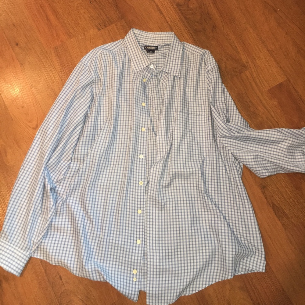 Cherokee Mens long sleeve button down
