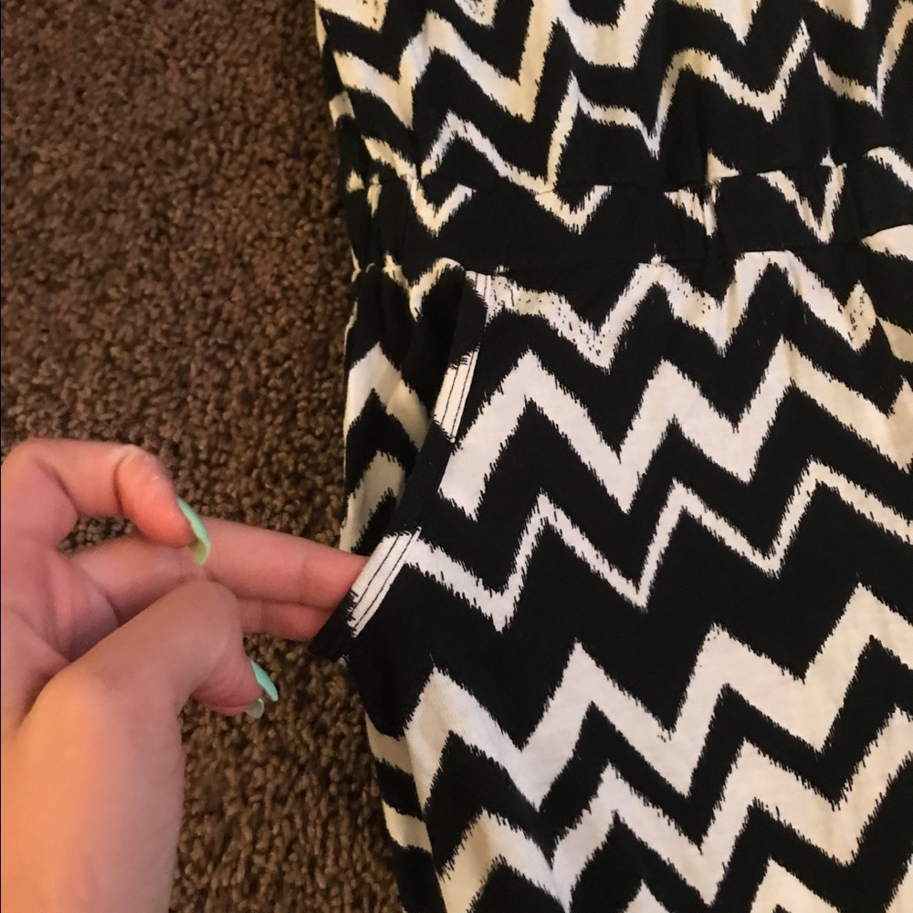 Romper with pockets.  Very comfortable and soft.