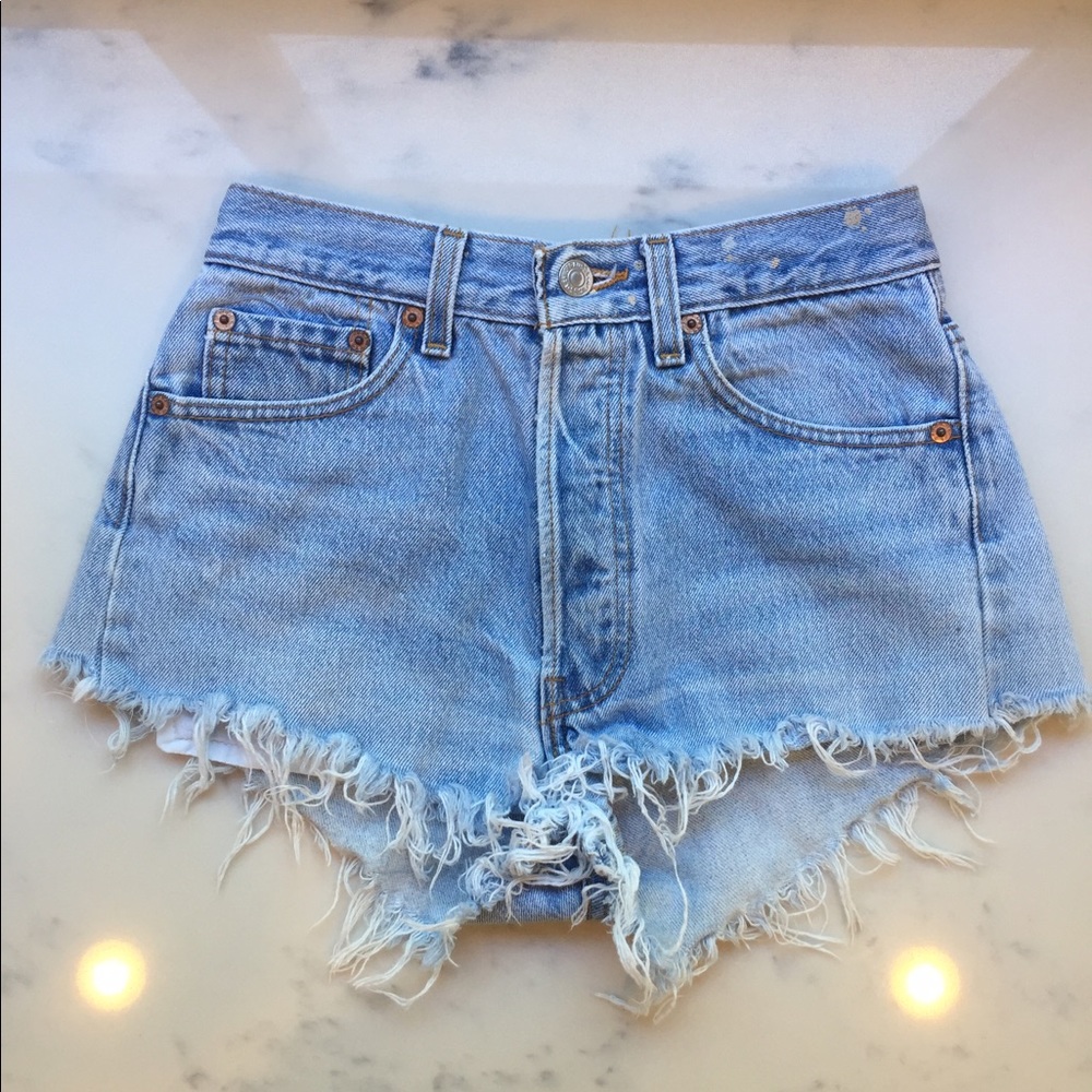 Vintage distressed Levi's shorts