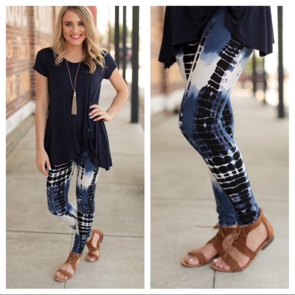 Tie-dye leggings