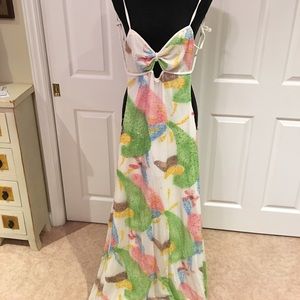 Spaghetti strap dress.  Maxi.  size XL.  Fits M