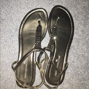 BLACK MONTEGO BAY CLUB SANDALS