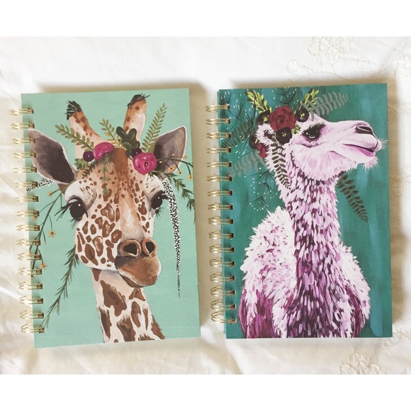 urban outfitters accessories animal flower crown notebook bundle animal flower size