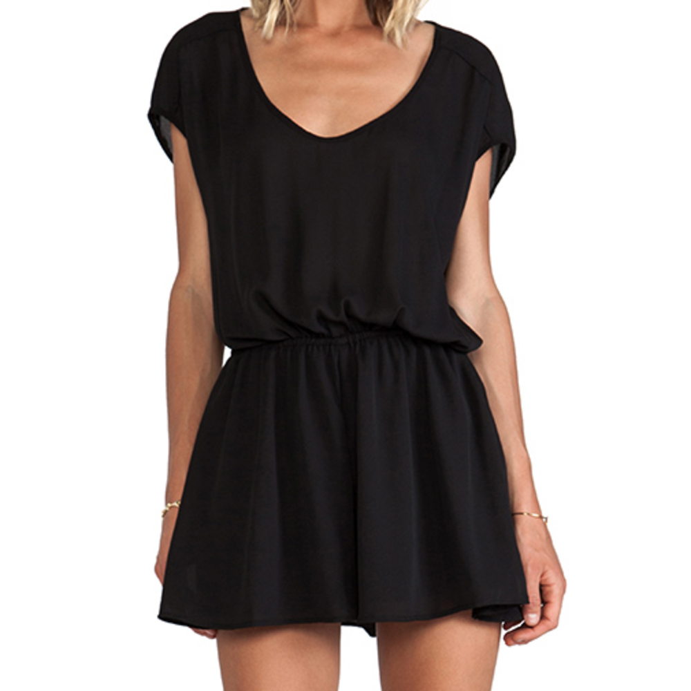 Show em Your Mumu Rowdy Romper - Small - Black