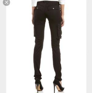 L.A.M.B. Black Cargo Pocket Skinny Pants