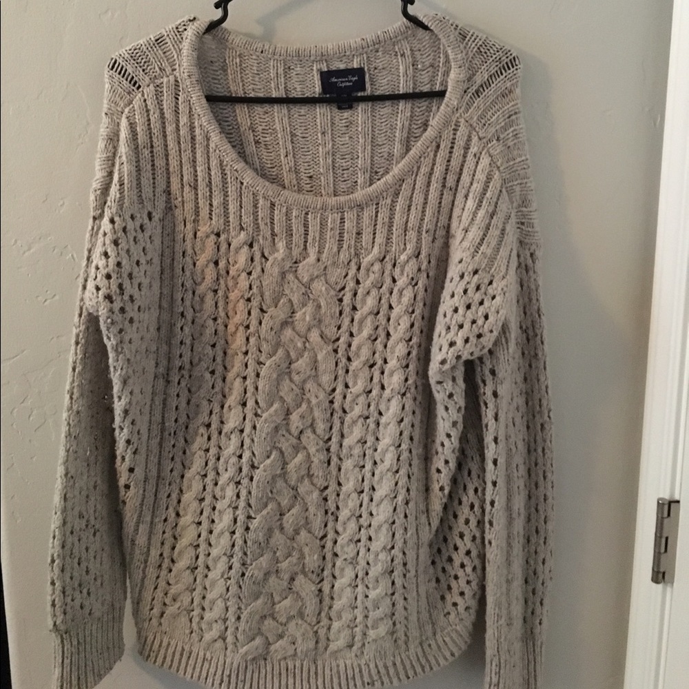 Grey American Eagle sweater