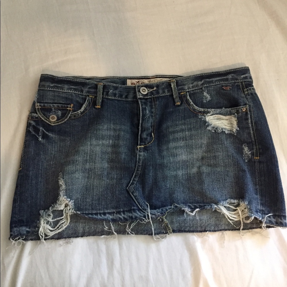 Hollister denim skirt
